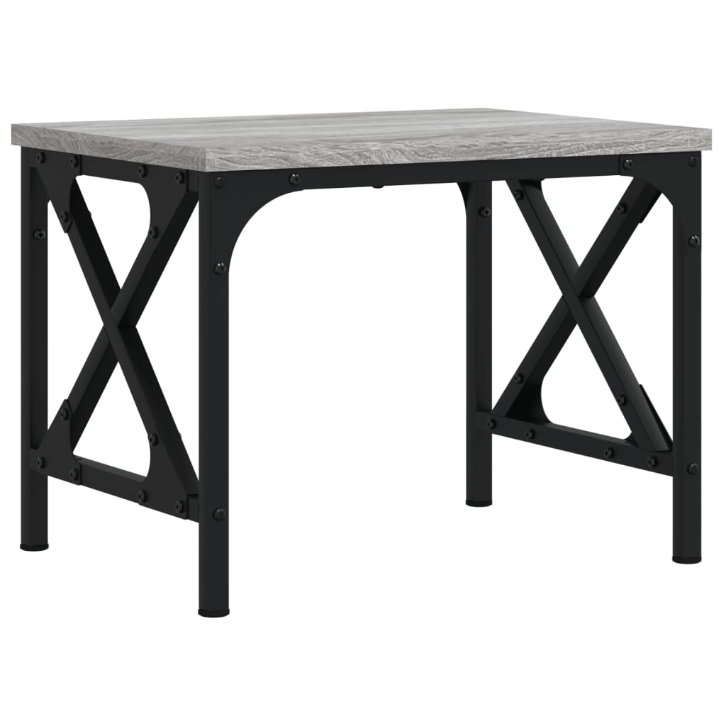 vidaXL Druckerständer Grau Sonoma 40x30x31 cm Holzwerkstoff