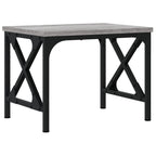 vidaXL Druckerständer Grau Sonoma 40x30x31 cm Holzwerkstoff
