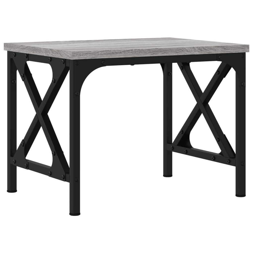 vidaXL Druckerständer Grau Sonoma 40x30x31 cm Holzwerkstoff