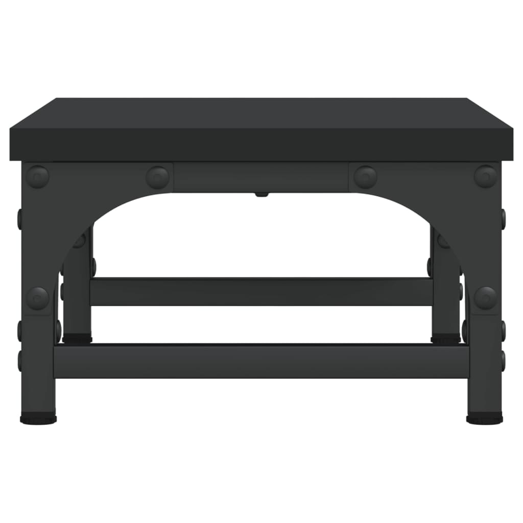 vidaXL Monitorständer Schwarz 37x23x14 cm Holzwerkstoff