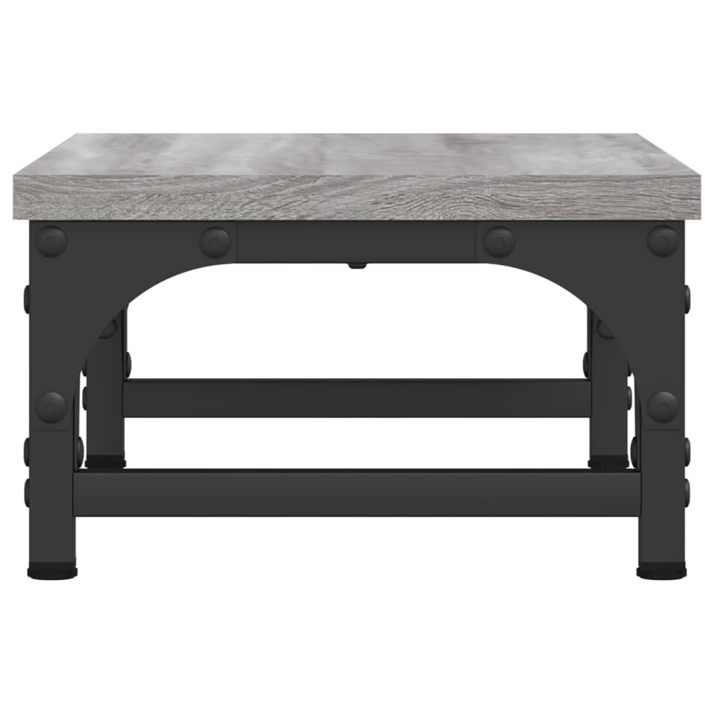 vidaXL Monitorständer Grau Sonoma 37x23x14 cm Holzwerkstoff