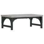 vidaXL Monitorständer Grau Sonoma 37x23x14 cm Holzwerkstoff