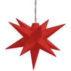 vidaXL LED-Weihnachtssterne 10 Stk. Rot 10 cm