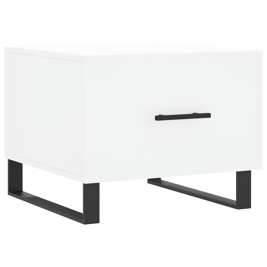 vidaXL Couchtisch Weiß 50x50x40 cm Holzwerkstoff