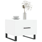 vidaXL Couchtisch Weiß 50x50x40 cm Holzwerkstoff