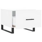 vidaXL Couchtisch Weiß 50x50x40 cm Holzwerkstoff