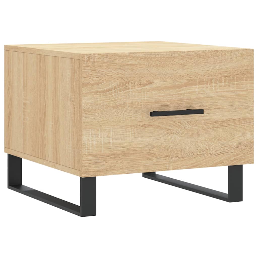 vidaXL Couchtische 2 Stk. Sonoma-Eiche 50x50x40 cm Holzwerkstoff