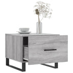 vidaXL Couchtische 2 Stk. Grau Sonoma 50x50x40 cm Holzwerkstoff