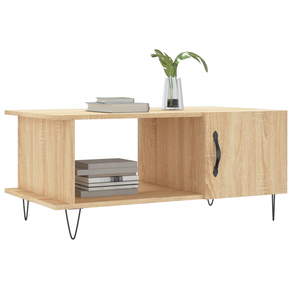 vidaXL Couchtisch Sonoma-Eiche 90x50x40 cm Holzwerkstoff