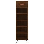 vidaXL Schuhschrank Braun Eichen-Optik 30x35x105 cm Holzwerkstoff