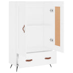 vidaXL Highboard Weiß 69,5x31x115 cm Holzwerkstoff