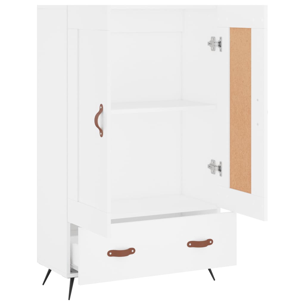 vidaXL Highboard Weiß 69,5x31x115 cm Holzwerkstoff