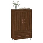 vidaXL Highboard Braun Eichen-Optik 69,5x31x115 cm Holzwerkstoff