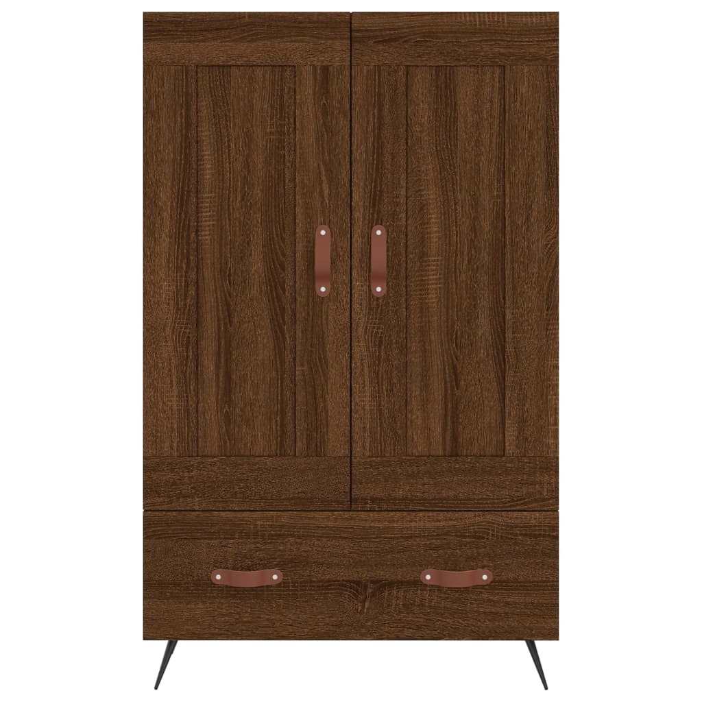 vidaXL Highboard Braun Eichen-Optik 69,5x31x115 cm Holzwerkstoff
