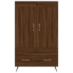 vidaXL Highboard Braun Eichen-Optik 69,5x31x115 cm Holzwerkstoff