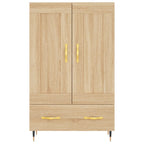 vidaXL Highboard Sonoma-Eiche 69,5x31x115 cm Holzwerkstoff
