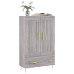 vidaXL Highboard Grau Sonoma 69,5x31x115 cm Holzwerkstoff