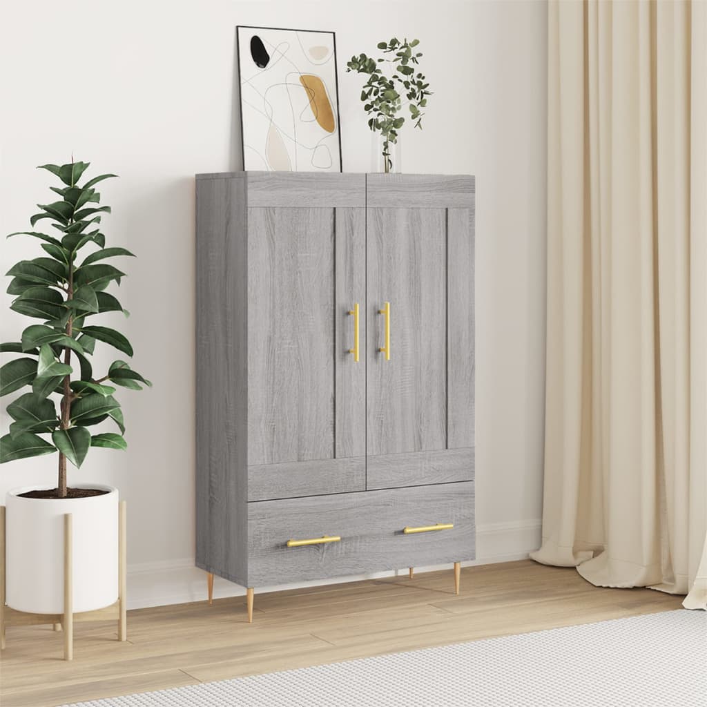 vidaXL Highboard Grau Sonoma 69,5x31x115 cm Holzwerkstoff