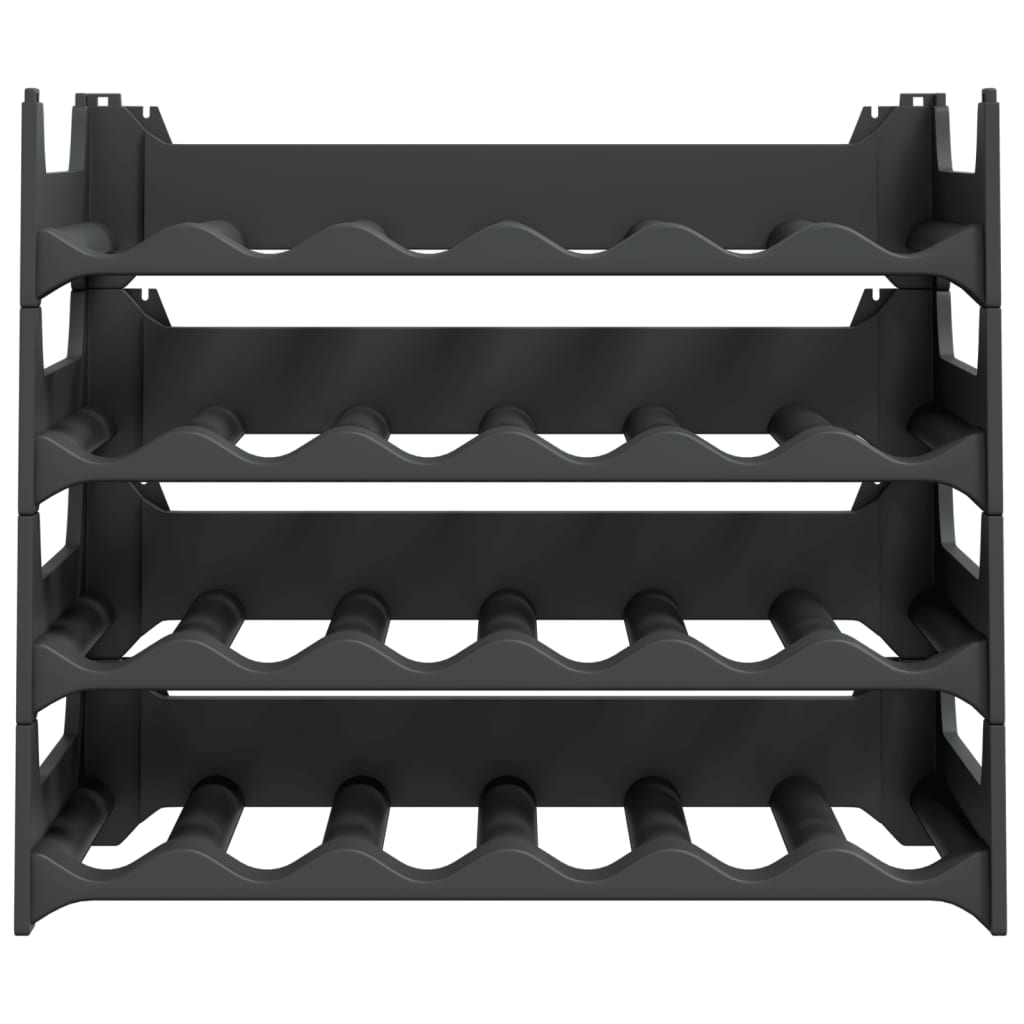 vidaXL Weinregal für 24 Flaschen PP Stapelbar