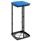 vidaXL Müllsackständer 2 Stk. Schwarz und Blau 60 L PP