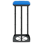 vidaXL Müllsackständer 2 Stk. Schwarz und Blau 60 L PP