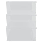 vidaXL Aufbewahrungsboxen Kunststoff 3 Stk. 25 L Stapelbar