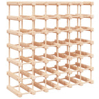 vidaXL Weinregal für 42 Flaschen 68,5x23x68,5 cm Massivholz Kiefer