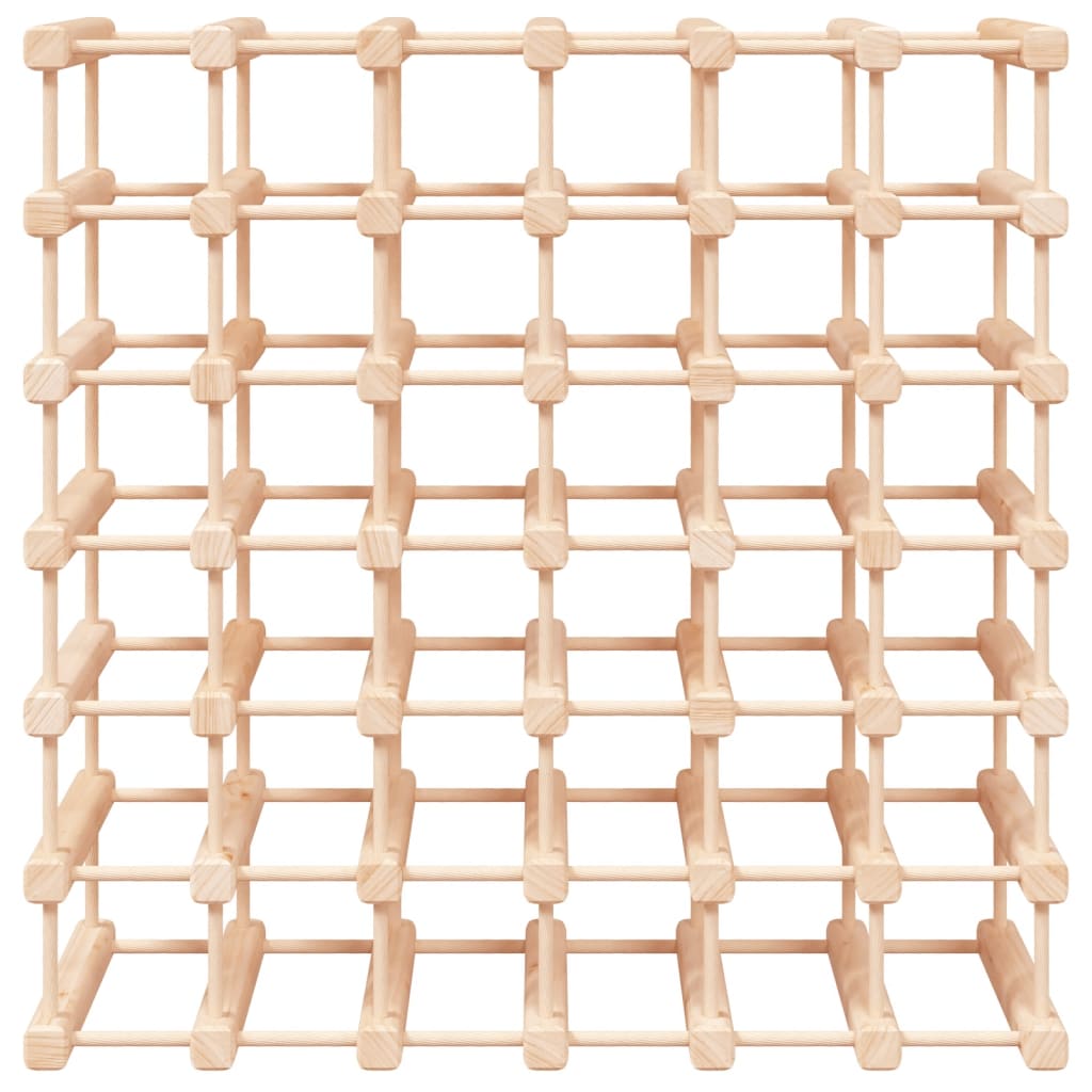 vidaXL Weinregal für 42 Flaschen 68,5x23x68,5 cm Massivholz Kiefer