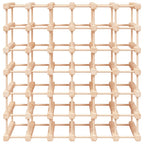 vidaXL Weinregal für 42 Flaschen 68,5x23x68,5 cm Massivholz Kiefer