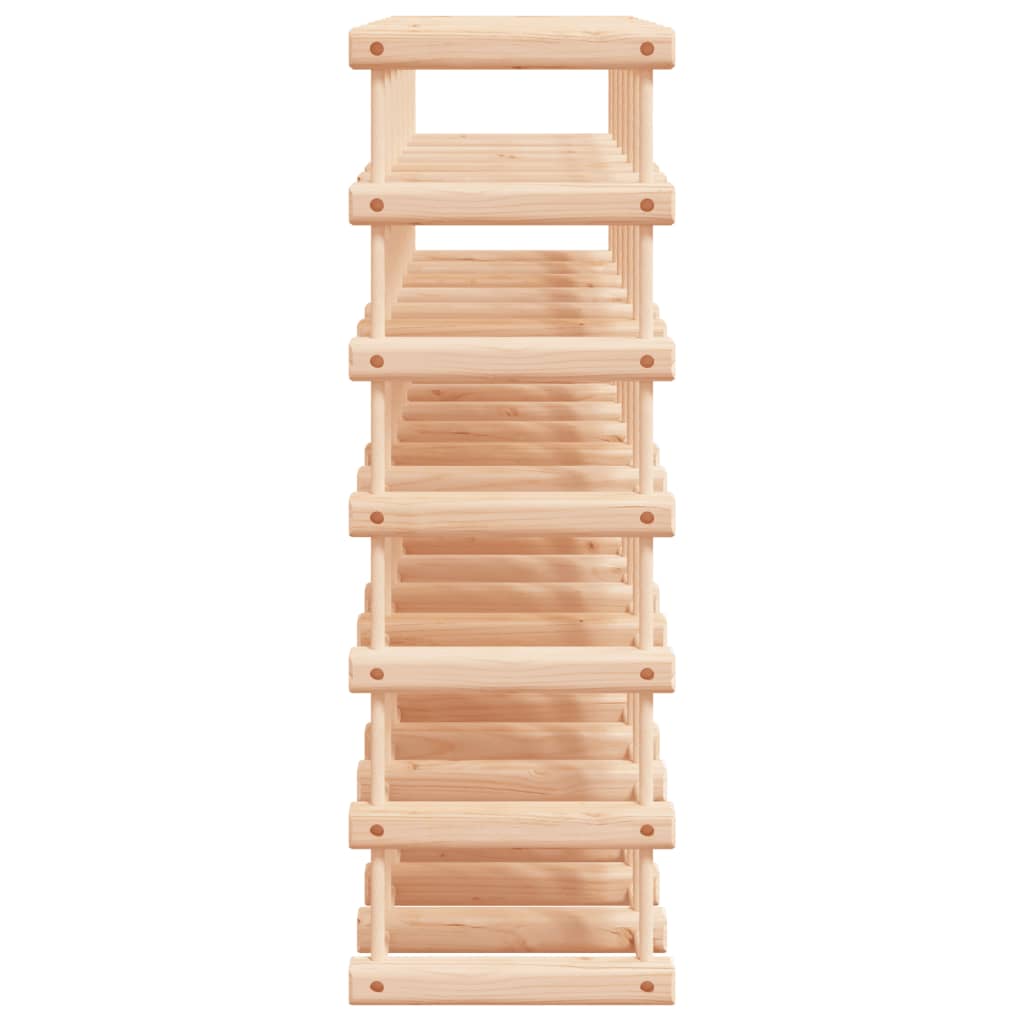 vidaXL Weinregal für 42 Flaschen 68,5x23x68,5 cm Massivholz Kiefer