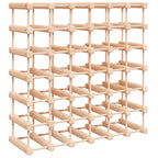 vidaXL Weinregal für 42 Flaschen 68,5x23x68,5 cm Massivholz Kiefer