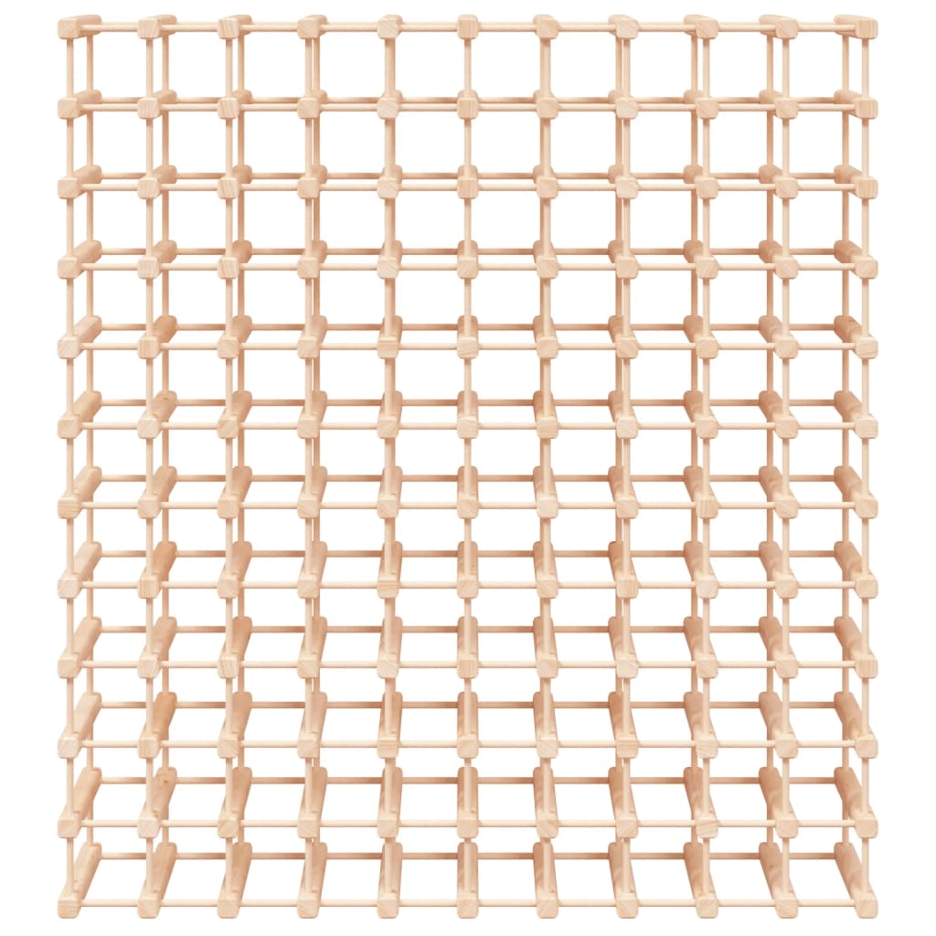 vidaXL Weinregal für 120 Flaschen 112,5x23x123,5 cm Massivholz Kiefer