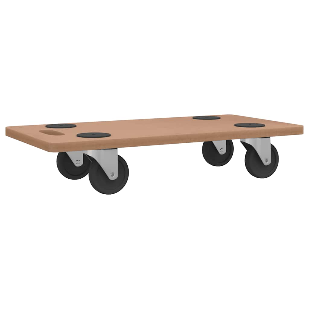 vidaXL Rollbretter 2 Stk. Rechteckig Holzwerkstoff