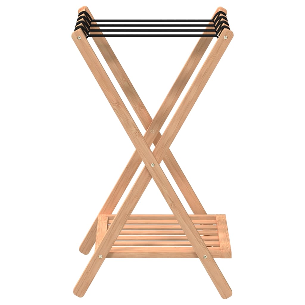 vidaXL Gepäckablage 68x38x58 cm Bambus