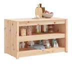 vidaXL Outdoor-Küchenschrank MEPPEL  106x55x64 cm Massivholz Kiefer