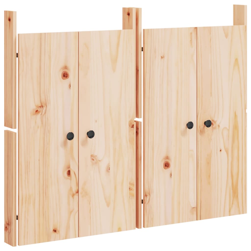 vidaXL Türen für Outdoor-Küche MEPPEL 2 Stk. 50x9x82 cm Massivholz Kiefer