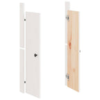 vidaXL Türen für Outdoor-Küche MEPPEL Weiß 50x9x82 cm Massivholz Kiefer