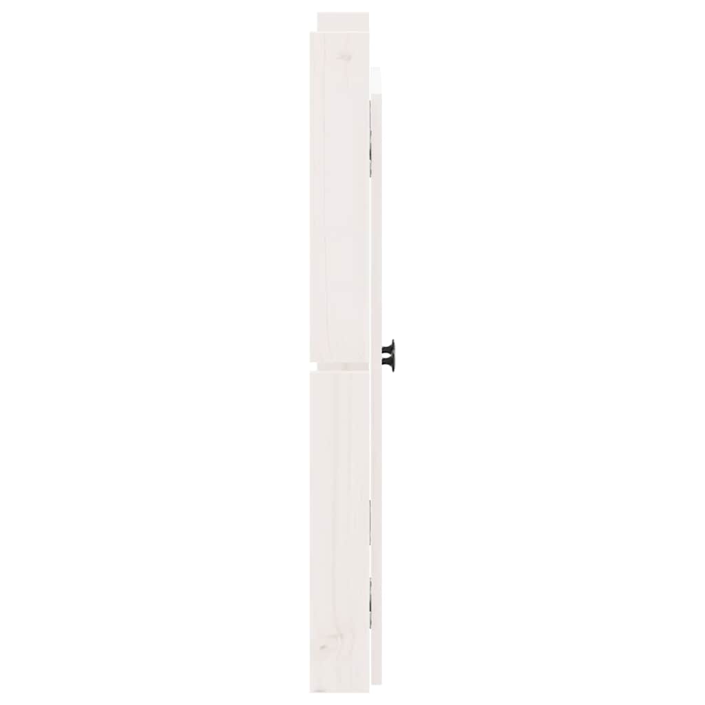 vidaXL Türen für Outdoor-Küche MEPPEL Weiß 50x9x82 cm Massivholz Kiefer