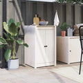 vidaXL Türen für Outdoor-Küche MEPPEL Weiß 50x9x82 cm Massivholz Kiefer