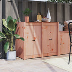 vidaXL Türen für Outdoor-Küche MEPPEL 2 Stk. 50x9x82 cm Massivholz Douglasie