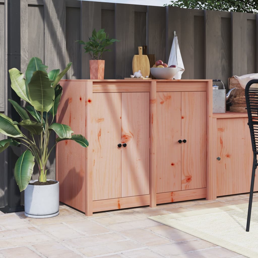 vidaXL Türen für Outdoor-Küche MEPPEL 2 Stk. 50x9x82 cm Massivholz Douglasie