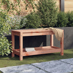 vidaXL Gartenbank 82,5x35x45 cm Massivholz Douglasie