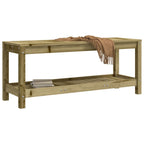 vidaXL Gartenbank 108x35x45 cm Imprägniertes Kiefernholz