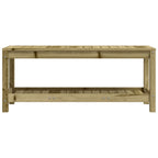 vidaXL Gartenbank 108x35x45 cm Imprägniertes Kiefernholz