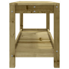 vidaXL Gartenbank 108x35x45 cm Imprägniertes Kiefernholz