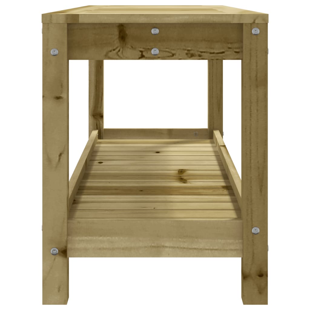 vidaXL Gartenbank 108x35x45 cm Imprägniertes Kiefernholz