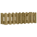 vidaXL Hochbeet Lattenzaun-Design 100x30x30 cm Kiefernholz Imprägniert