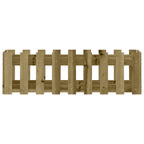 vidaXL Hochbeet Lattenzaun-Design 100x30x30 cm Kiefernholz Imprägniert