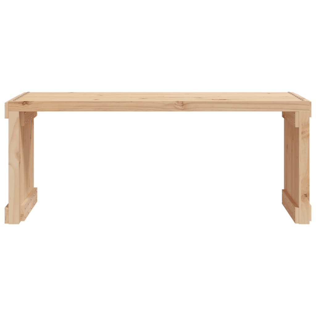vidaXL Gartenbank Ausziehbar 212,5x40,5x45 cm Massivholz Kiefer