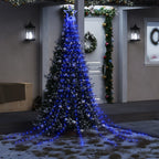 vidaXL Weihnachtsbaum-Beleuchtung 320 LEDs Blau 375 cm